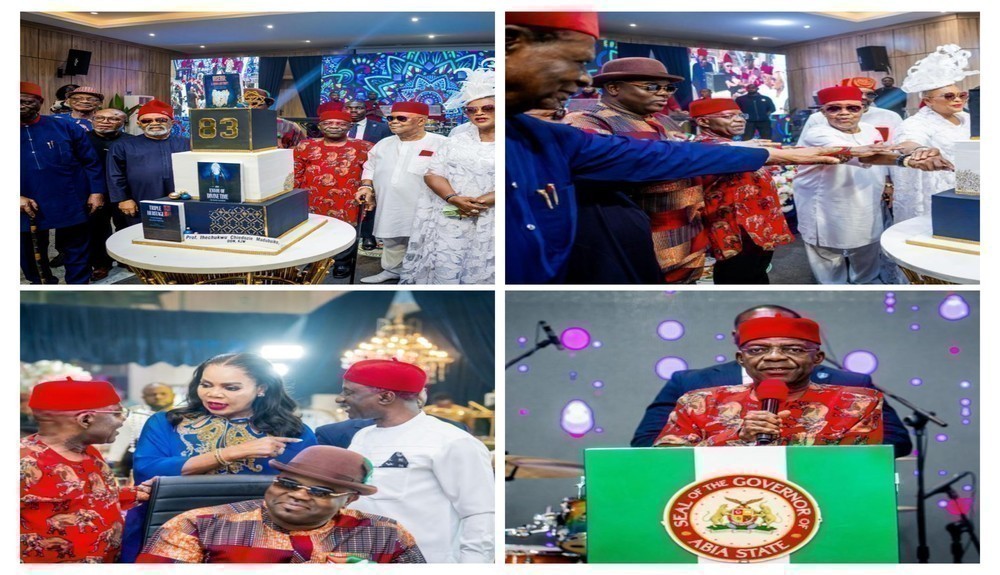 Abia Celebrates Prof. Ihechukwu Madubuike at 83 as Gov. Otti Pays Tribute, Launches Three Books